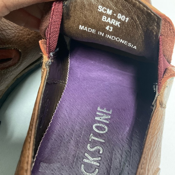 Blackstone Men’s Leather Slip-on Loafer Size 43/9.5-10 US - Picture 13 of 16